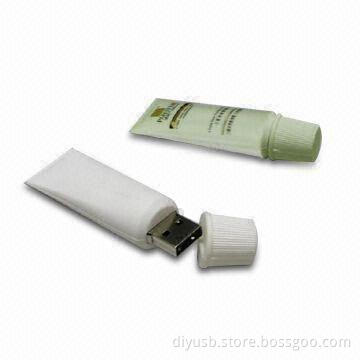 USB Flash Drives, Made of Plastic with Hot-swap/Plug-and-play Function, Available in Various Colors